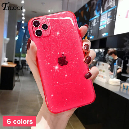 Glitter Fluorescent Colors Phone Cases On For iphone