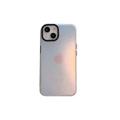 Gradient transparent frosted case suitable for iPhone