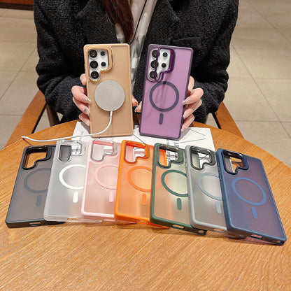 Anti-fall Protective Cover Skin Feeling Magnetic Suction Phone Case